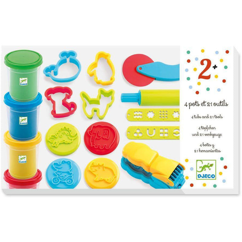 4 pots et 21 outils modelage