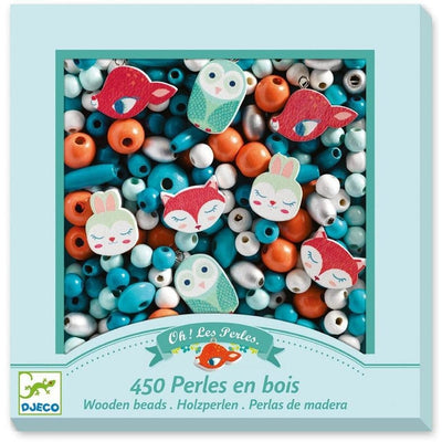 Perles en bois , petit animaux - Djeco