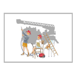 Affiche A4 - Pompiers - By BM