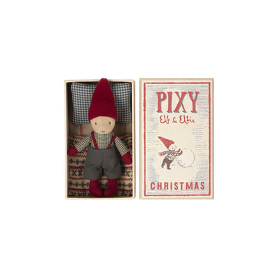 Pixy Elf dans sa boite d'allumettes