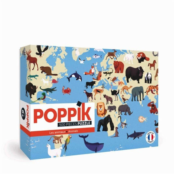 Puzzle 500 pièces "Les animaux" - Poppik