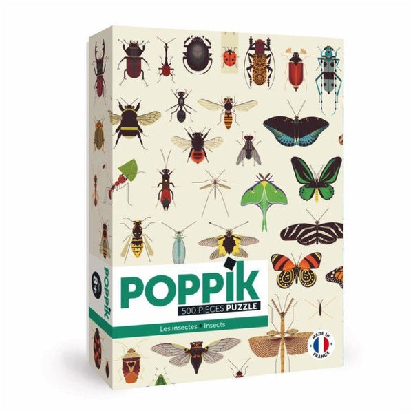 Puzzle 500 pièces "Les insectes" - Poppik