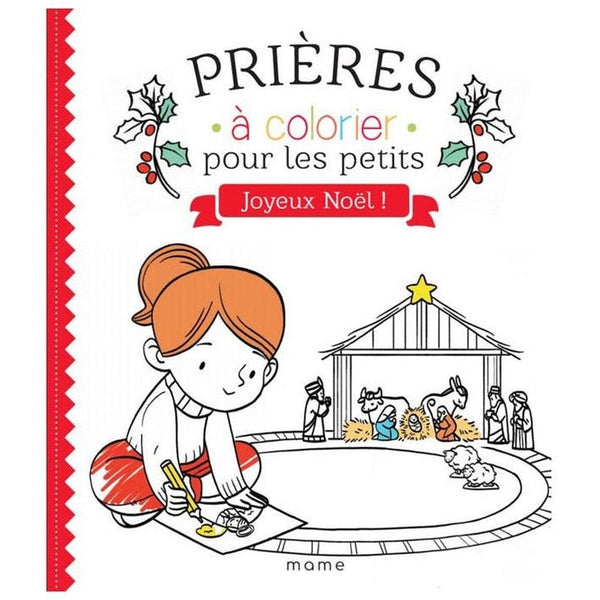 Prières à colorier pour les petits - Joyeux Noël