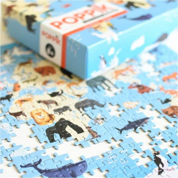 Puzzle 500 pièces "Les animaux" - Poppik