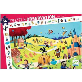 Puzzle 54 pièces - Les contes - Djeco