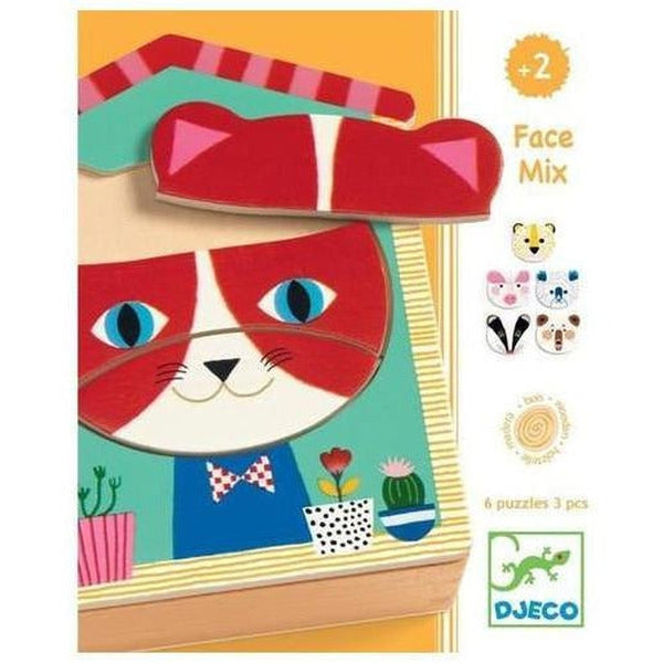 Puzzle Face mix - Djeco