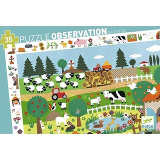 Puzzle la ferme 35 pièces