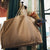 Sac week-end Vichy Camel - GABRIELLE