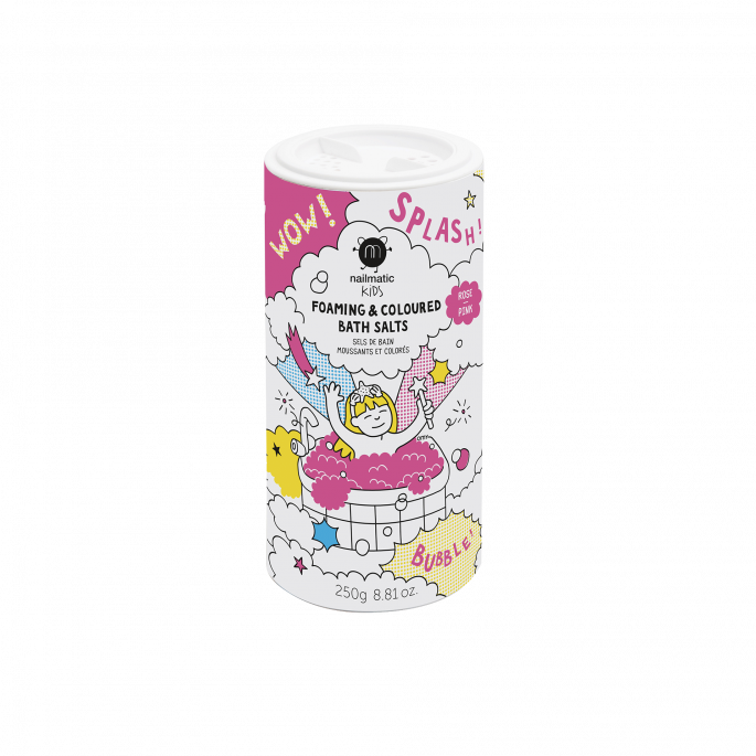 Sels de bain moussants roses - Nailmatic