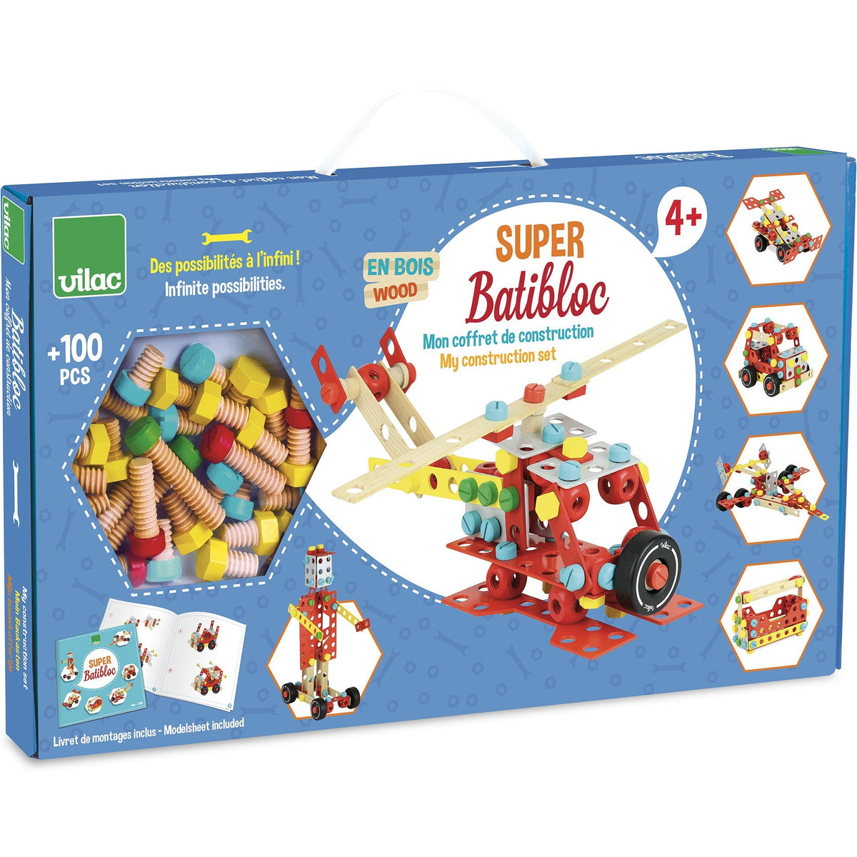 Coffret de construction - Super Batibloc - Vilac