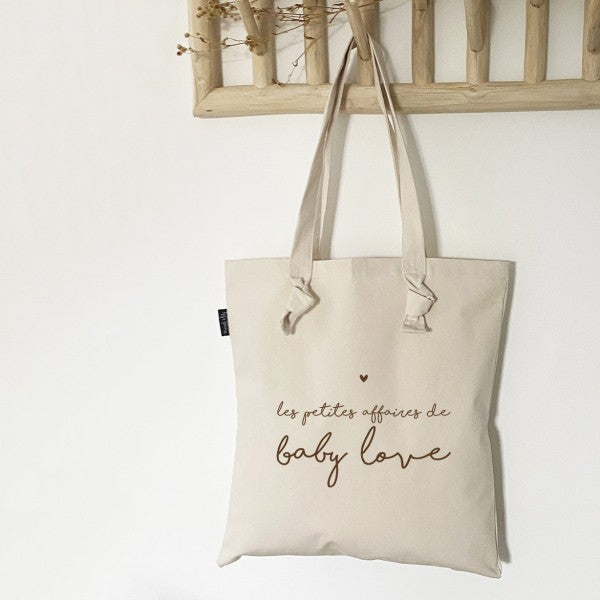 Tote bag "les petites affaires de baby love"