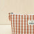 Trousse en coton Vichy Brique - GABRIELLE